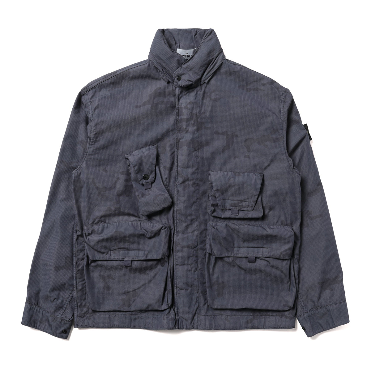 Stone Island Faded Camo Light Ripstop-TC Blue Grey