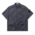 Stone Island Camo Shirt Blue Grey