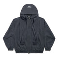 (WMNS) Balenciaga Unity Sports Icon Incognito Zip-up Hoodie Oversized 'Black' 794030TQVB24372