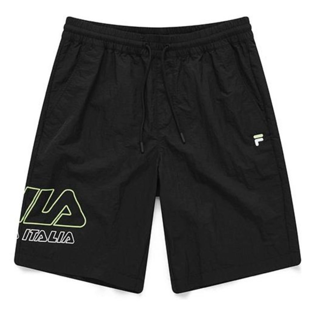 FILA FUSION Casual Woven 5-Inch Shorts 'Black' T11M125804F-BK