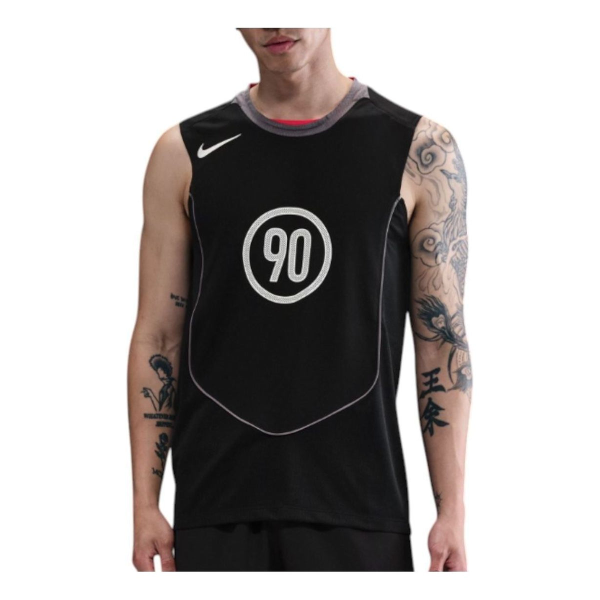Nike Total 90 Dri-FIT Sleeveless Soccer Top Asia Sizing 'Black Light Graphite' HV1181-010