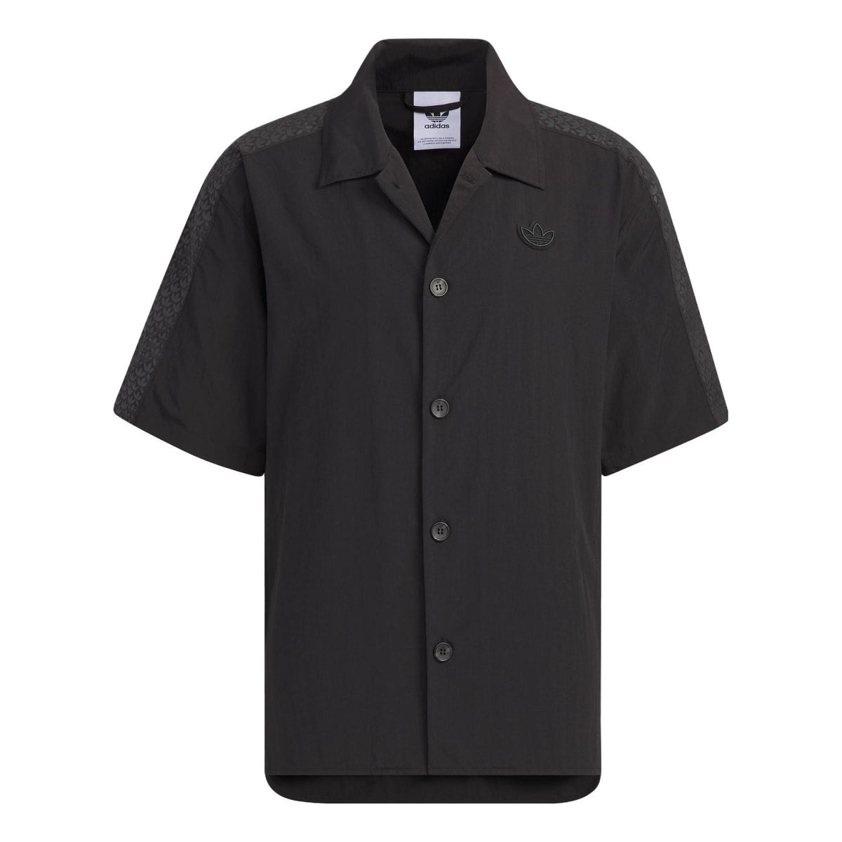 adidas Originals Monogram Shirt Logo 'Black' IN1033
