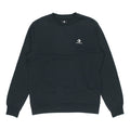 Men's Converse Casual Sports Logo Round Neck Pullover Dark Black 10020345-A01