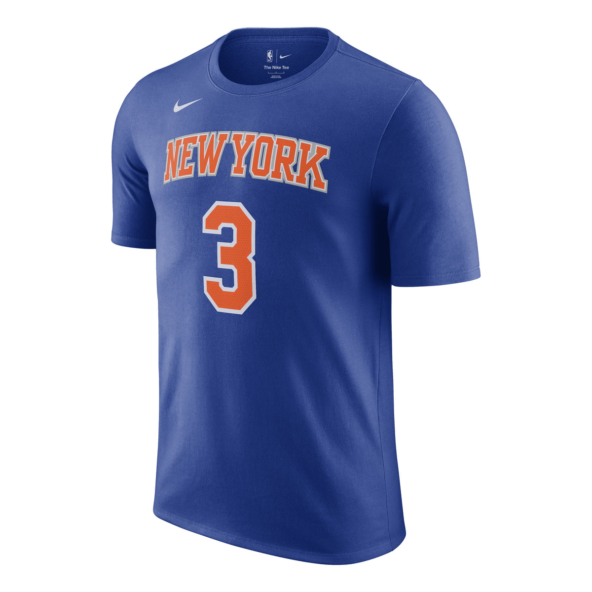 Nike NBA New York Knicks #3 T-Shirt 'Rush Blue' DR6389-402
