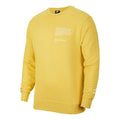 Nike Swoosh Athleisure Casual Sports Pullover Yellow CU4035-761