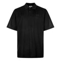 Men's Y-3 Casual Solid Color Cotton Polo Shirt Black FN3355