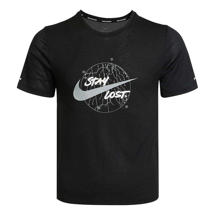 Nike Dri-FIT Mylar Wild Run Tee Men's Black DA0217-010