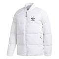 adidas originals Baseball Collar Casual Sports Stay Warm Down Jacket White BR4799
