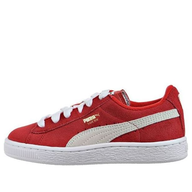 (PS) PUMA Suede Casual Shoes Red/White 360757-03