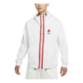 Men's Nike Sports Loose Hooded Casual Jacket White DA6690-051