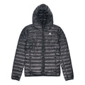 adidas MENS Casual Sports Hooded Down Jacket Black BQ7782