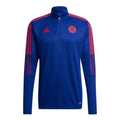 adidas Stripe Half Zipper Logo Solid Color Jacket Blue HA2541