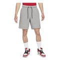 Men's Air Jordan Solid Color Drawstring Fleece Straight Casual Gray Shorts DA9827-091