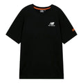 New Balance Athleisure Casual Sports Round Neck Pullover Short Sleeve Couple Style Black NEA34013-BK