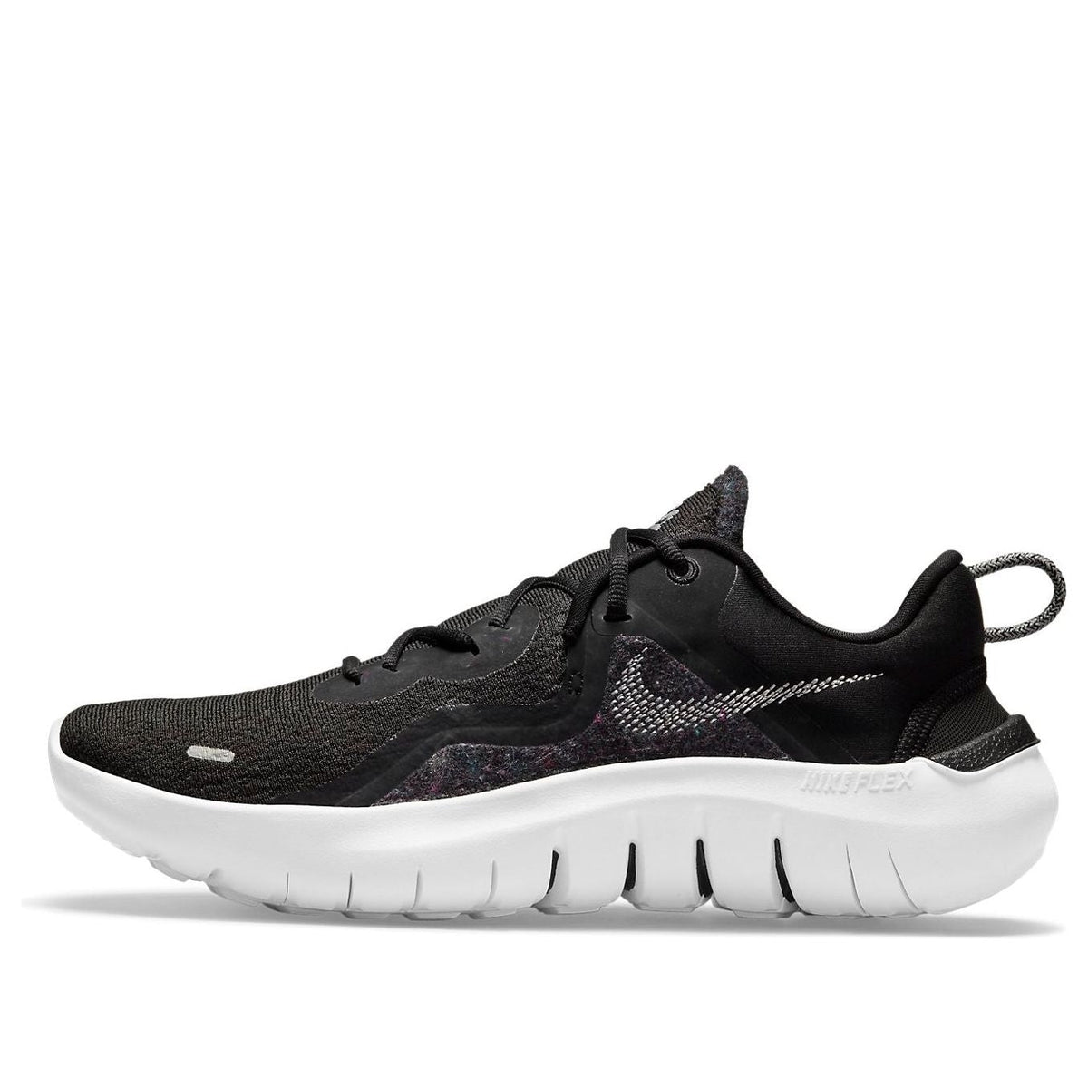 (WMNS) Nike Flex Run 2021 'Black Dark Smoke Grey' CW3409-002