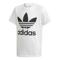 (GS) adidas Originals Trefoil T-Shirt 'White Black' DV2904