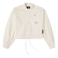 (WMNS) Converse Small Logo Casual Shirt Jacket Asia Sizing 'Beige' 10023159-A01