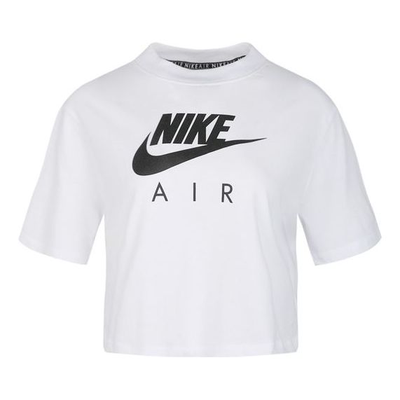 (WMNS) Nike Casual Loose Round Neck Short Sleeve White BV4778-100