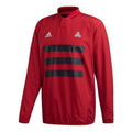 Men's adidas Casual Sports Pullover Long Sleeves Red T-Shirt DZ9594