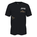 Men's Nike NBA 2020 Los Angeles Lakers Basketball Short Sleeve Black T-Shirt DN4816-010