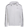 adidas Casual hooded Long Sleeves Jacket White HE4318