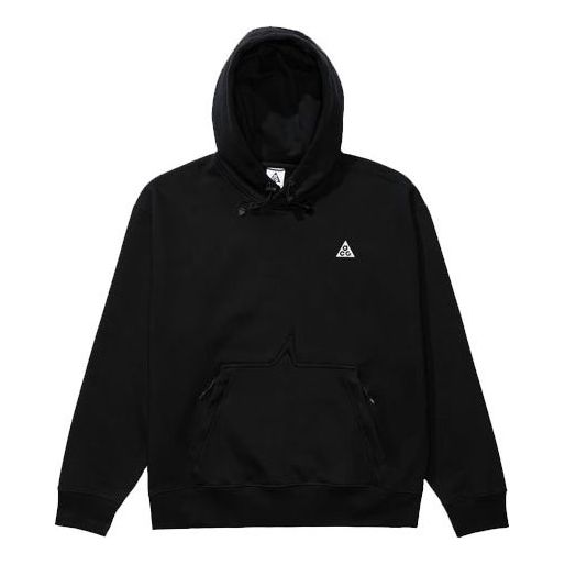 Nike x ACG Casual Embroidered Logo hooded Pullover Long Sleeves Black CW4490-013