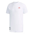 adidas originals KEY CITY SHANGA Casual Sports Round Neck Short Sleeve White FN0947