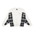 (WMNS) New Balance Casual Colorblock Crew Neck Top Asia Sizing 'White Black' AWT13336-IV