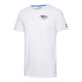 PUMA Multi-Color Logo Athleisure Casual Sports Short Sleeve White 598938-02