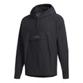 adidas logo Loose Casual Hooded Jacket Black FM5409