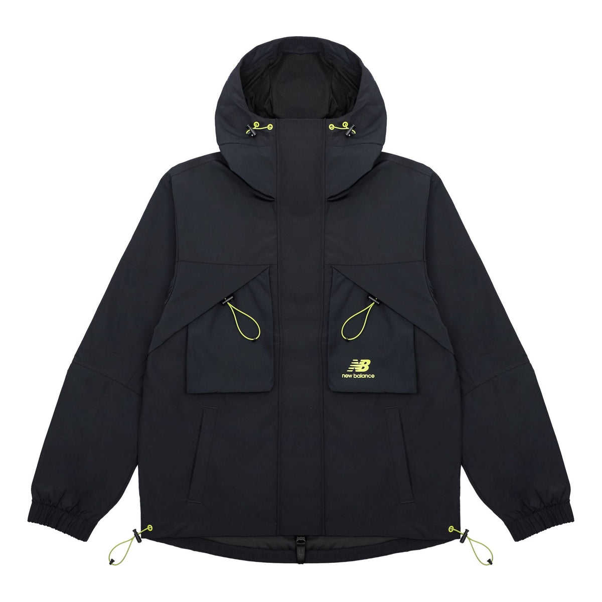New Balance Men's New Balance Multiple Pockets Casual Sports Breathable Woven Jacket Autumn Black AMJ13376-BK