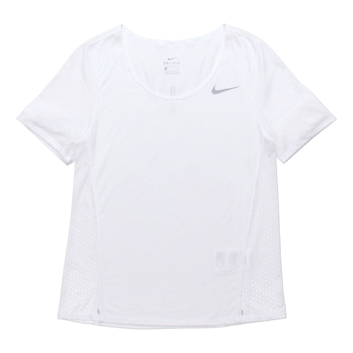 (WMNS) Nike City Sleek Dri-FIT Quick Dry Running Short Sleeve 'White' CU3235-100