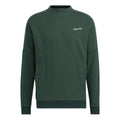 Men's adidas Gt Crew Sw Solid Color Alphabet Embroidered Round Neck Pullover Long Sleeves Green HG3262