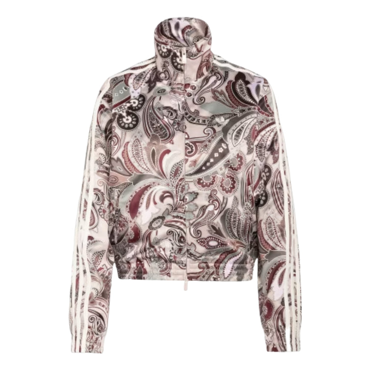 (WMNS) adidas x Liberty London Firebird Satin Track Top Asia Sizing 'Multicolor Wonder Taupe' KR6678