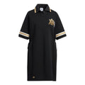 (WMNS) adidas Modern Collegiate Polo Dress Asia Sizing 'Black Gold' HS1929