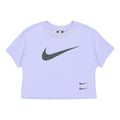 (WMNS) Nike SPORTSWEAR SWOOSH Logo Short Sleeve 'Purple' CJ3765-569