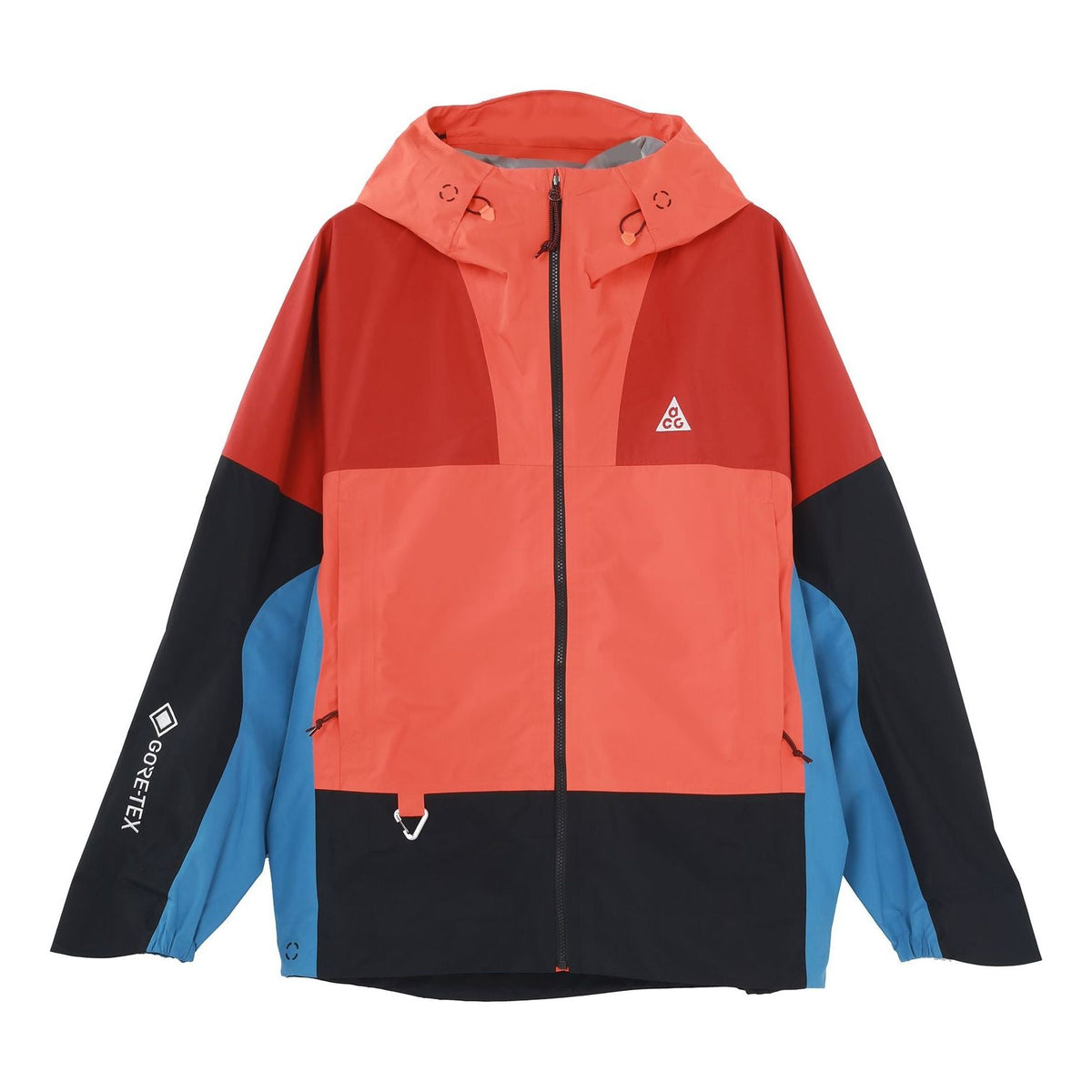 Nike Contrasting Colors Casual waterproof Hooded Jacket Orange DB3560-817