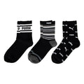PUMA Casual Sock 3 Pack 'Black White' 935400-01