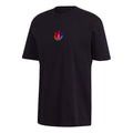 adidas originals 3d Trefoil Tee Casual Logo Round Neck Short Sleeve Black GE0829