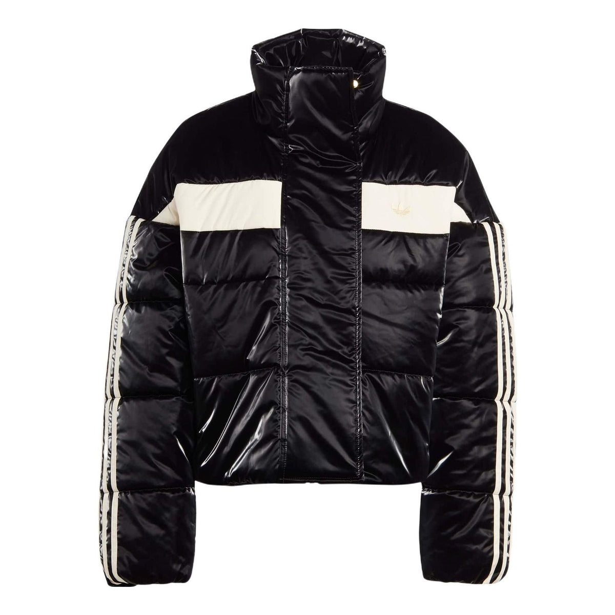 (WMNS) adidas Ski Chic Puffer Jacket Asia Sizing 'Black White' IA3919