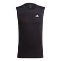 adidas Heatrdy Sleevl Casual Running Sports Vest Black GK4298