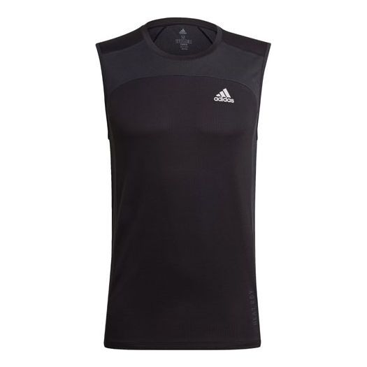 adidas Heatrdy Sleevl Casual Running Sports Vest Black GK4298