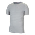Nike Techknit Ultra Casual Sports Round Neck Short Sleeve light grey CJ5345-084