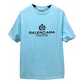 Balenciaga SS21 Casual Crown Short Sleeve Blue 594599TGV601468