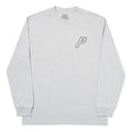 PALACE P-Link Longsleeve Grey Marl Gray Hoodie P18FW211