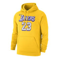 Men's Nike Lakers Lebron James Athleisure Casual Sports Pullover Yellow CJ9547-728