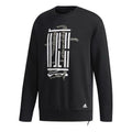 Men's adidas Martial Arts Series Casual Sports Breathable Round Neck Black CV6227