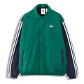 Men's adidas originals Trefoil Coach Colorblock Logo Casual Jacket Blue EJ7109