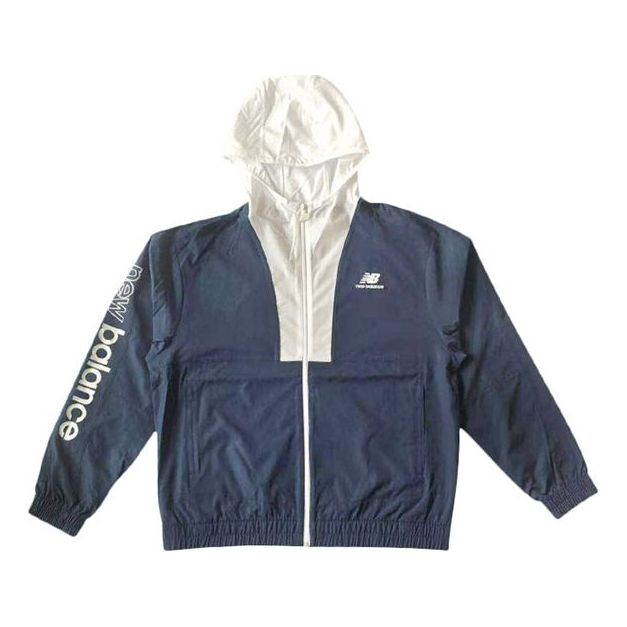 New Balance MENS Tat Casual Sport Hoodie Blue AMJ01502-NGO