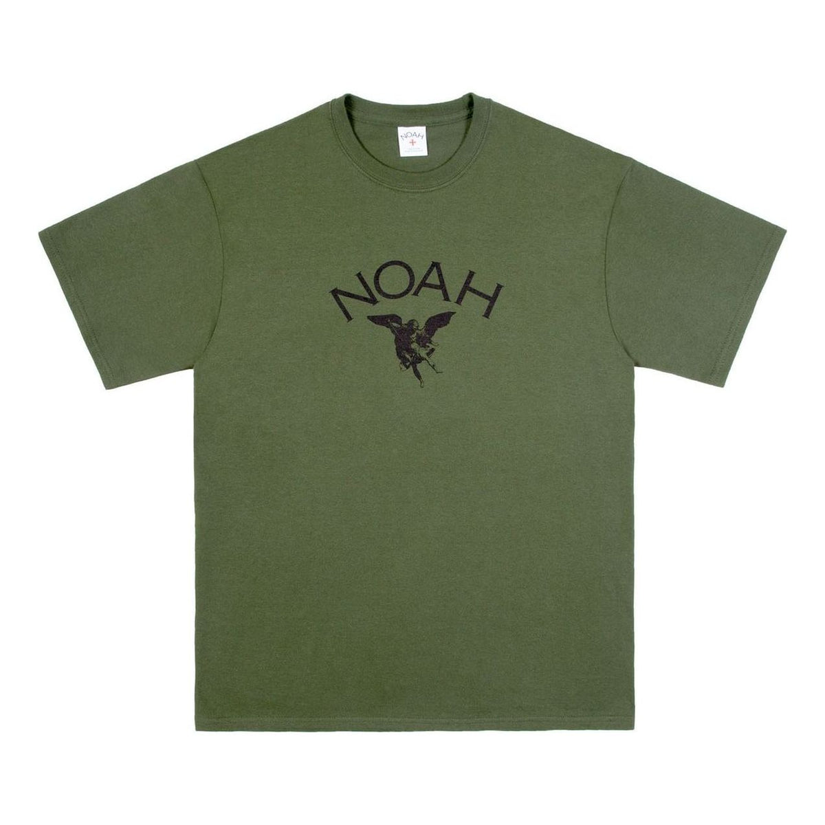 NOAH City of Angels Logo Tee Olive Unisex NOAH-SS18-013